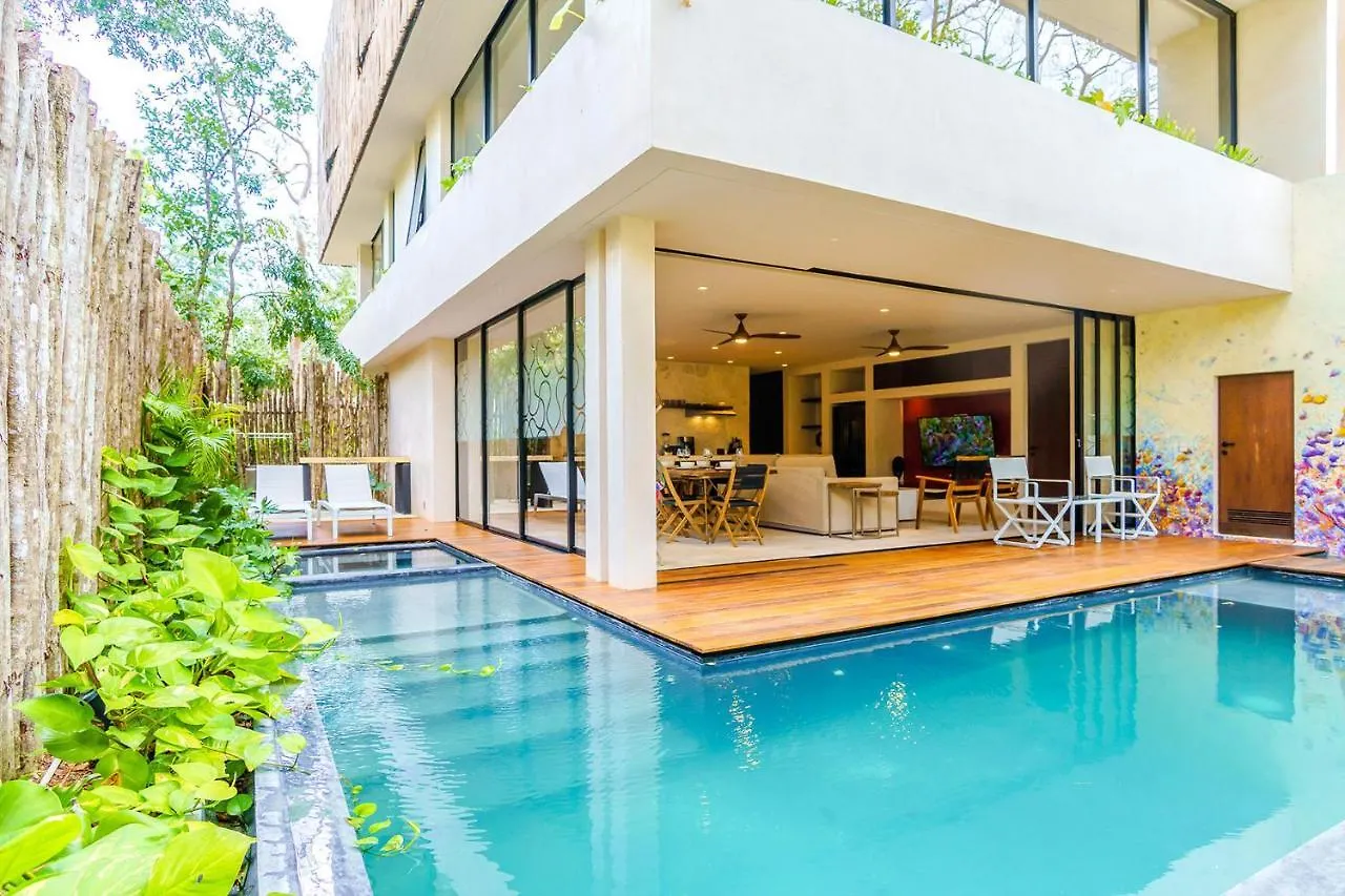 Apartment Gorgeous Flowy Space With Wrap-Around Private Pool Tulum Mexico